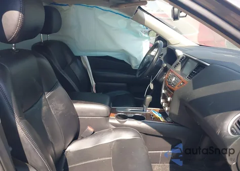 2018 Nissan Pathfinder Platinum from USA, damaged, VIN 5N1DR2MN5JC644646